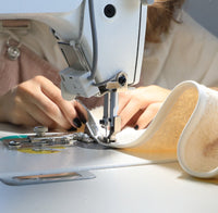 Sewn by hand